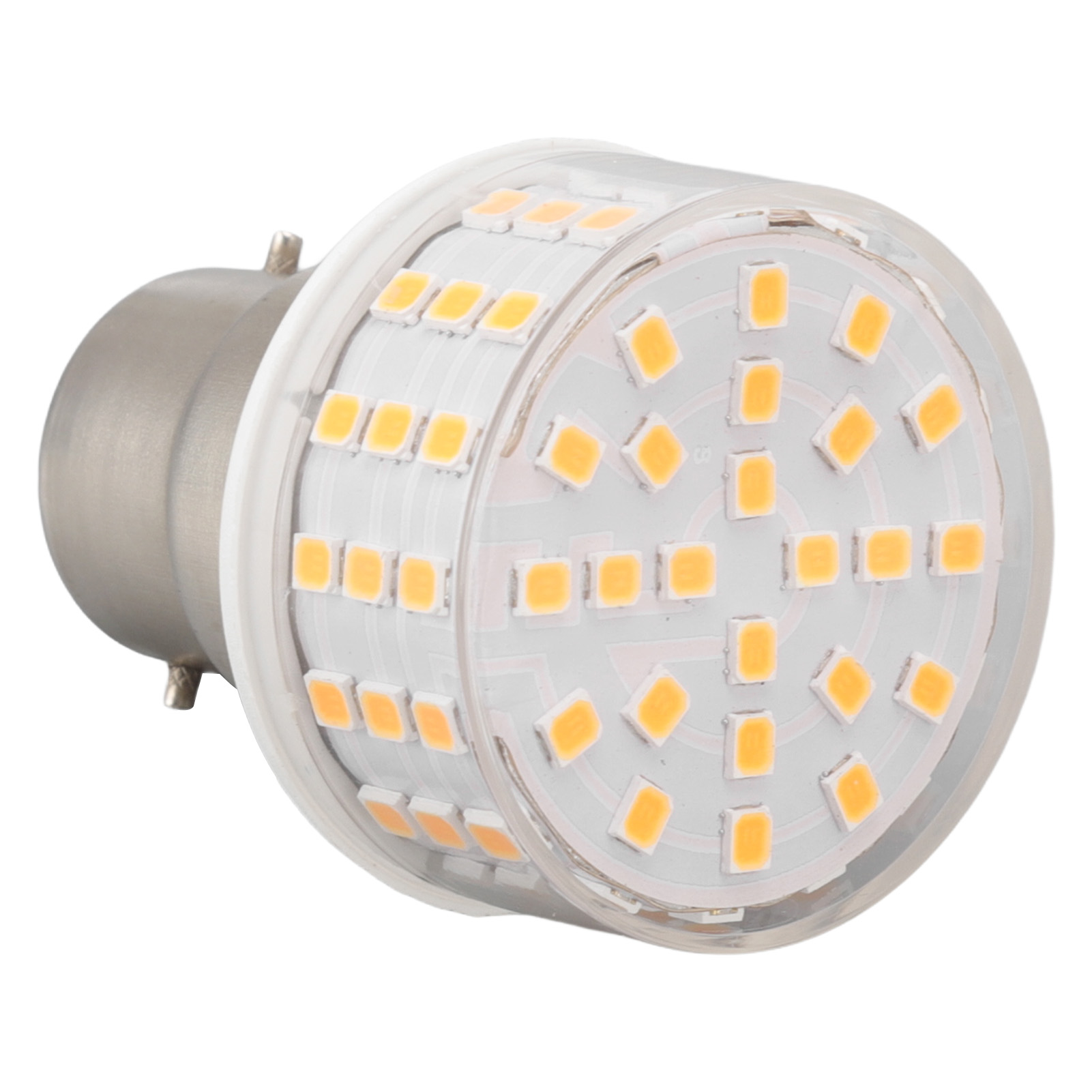 B22 Led-maiskolbenlampe, Abs, 10 W, 1000 Lm, Flimmerfrei, Energiesparend, Für Decke, Tisch, Schrank, Ac 85–265 V, Warmweißes Licht