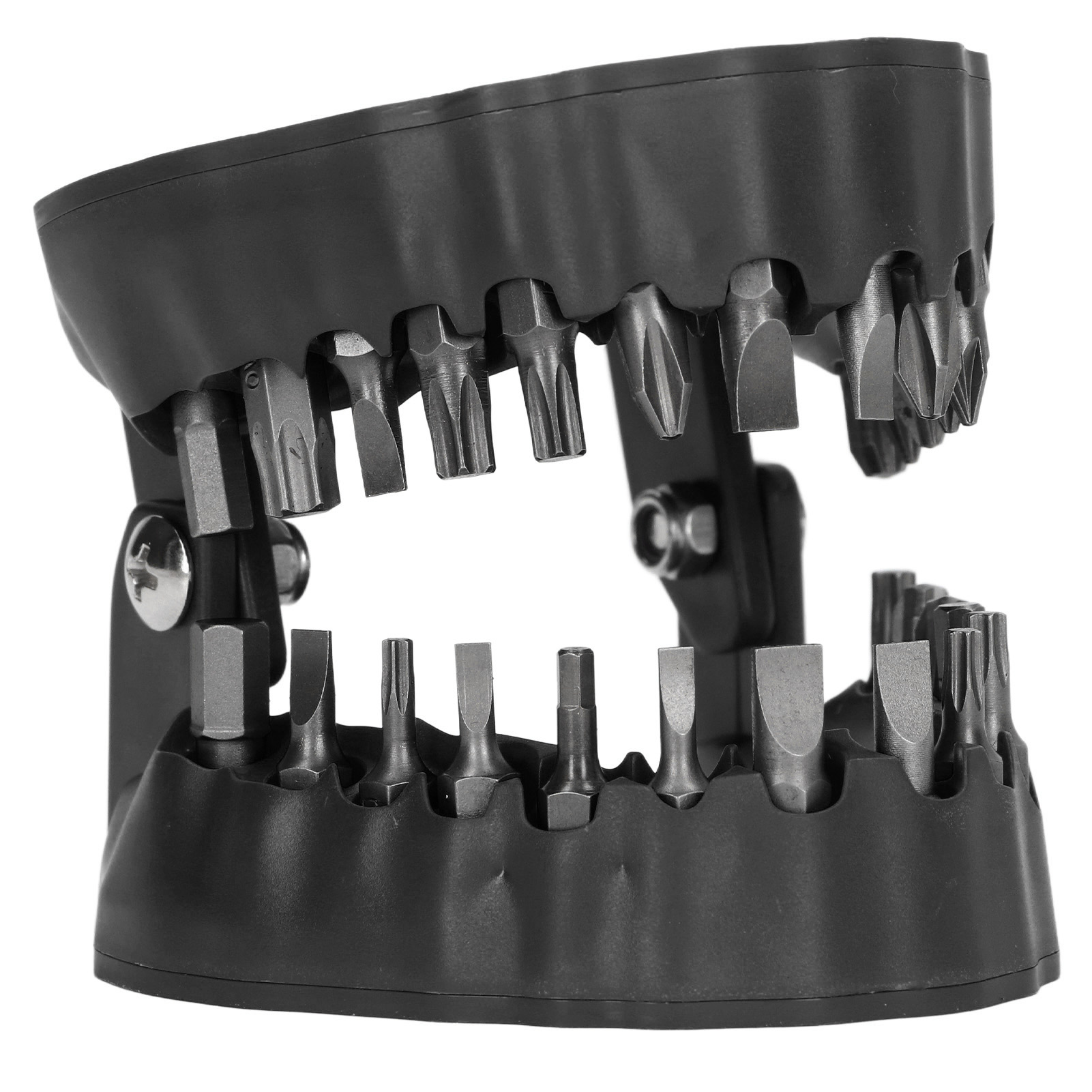 Magnetischer Bohrerhalter Für Zahnprothesen, Edelstahl, Mit 28 Bohrern, Heimwerkerzubehör, Schwarz