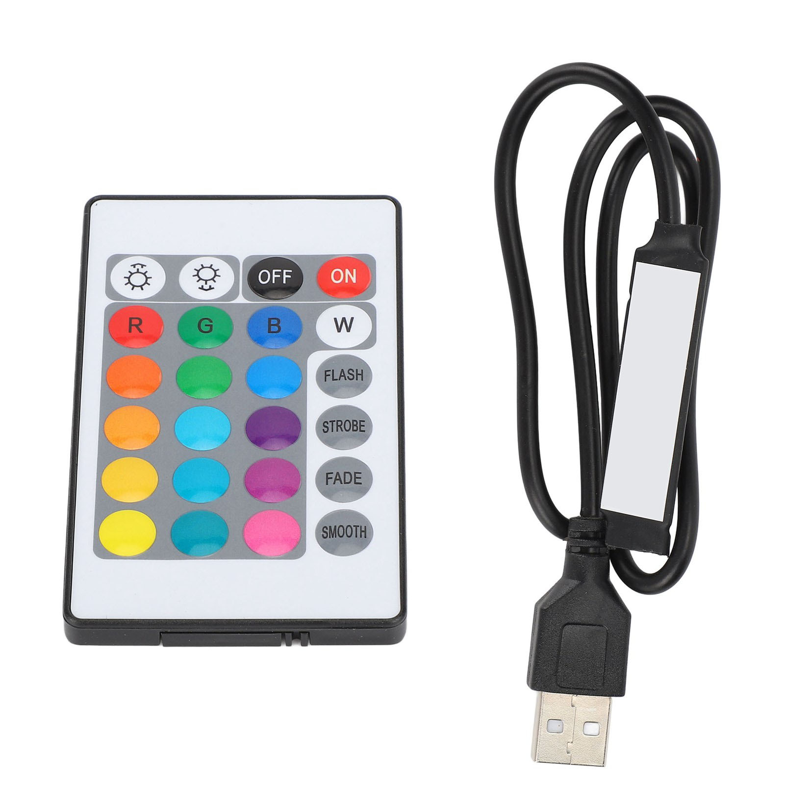 Usb-bluetooth-rgb-lichtleisten-controller Mit Fernbedienung Für 4-polige 5v-led-streifen
