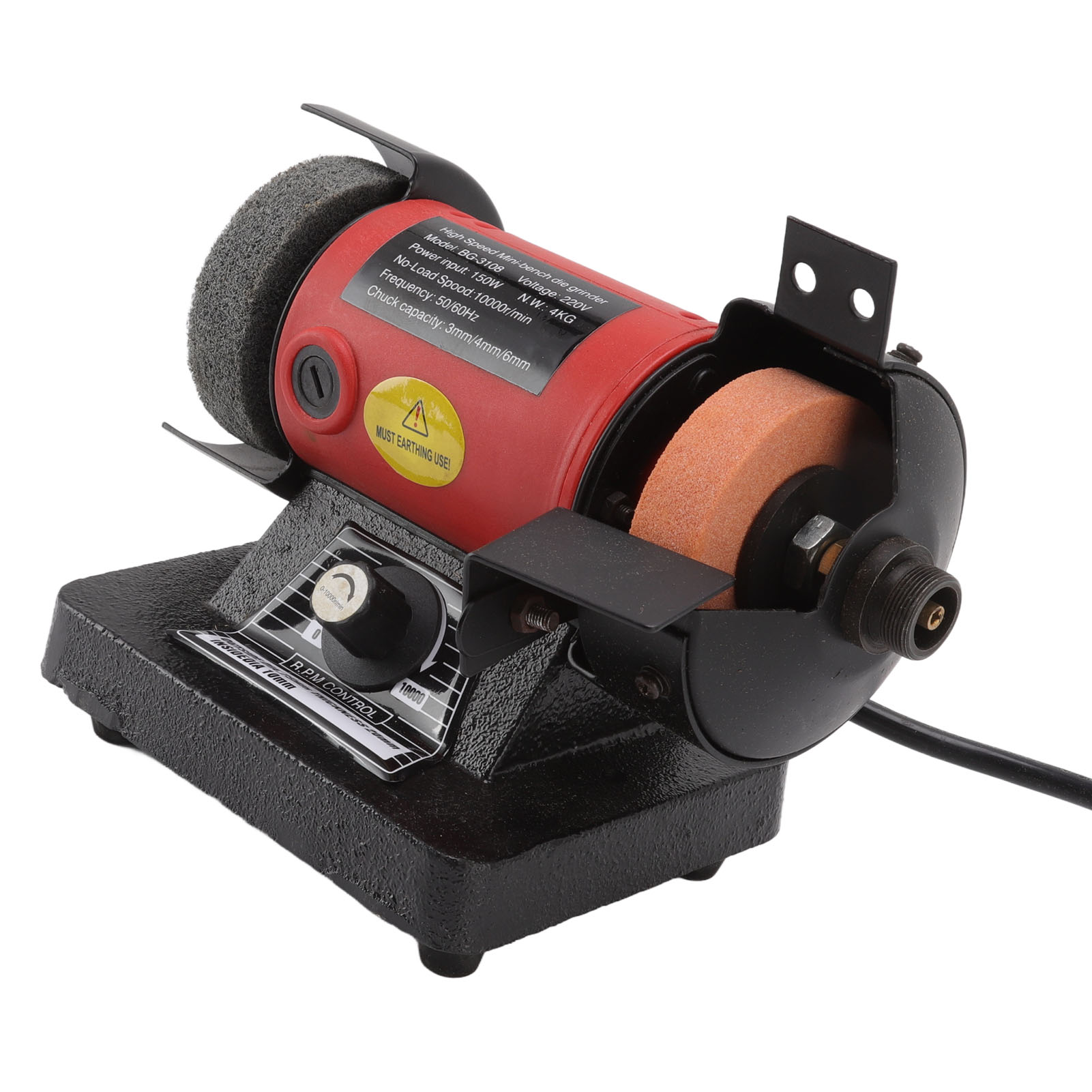 Mini-tischschleifer, Vielseitig Einsetzbar, Drehzahl Einstellbar, Elektrisch, Für Schmuck Und Zahnmedizin, 220 V, 150 W, Eu-stecker