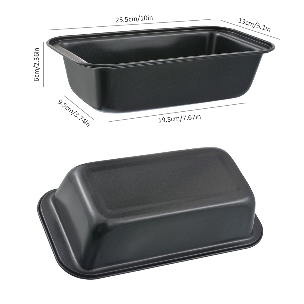 Rechteckige Toastform, Backform Aus Kohlenstoffstahl, Antihaftbeschichtet, Kastenform, Gebäckform