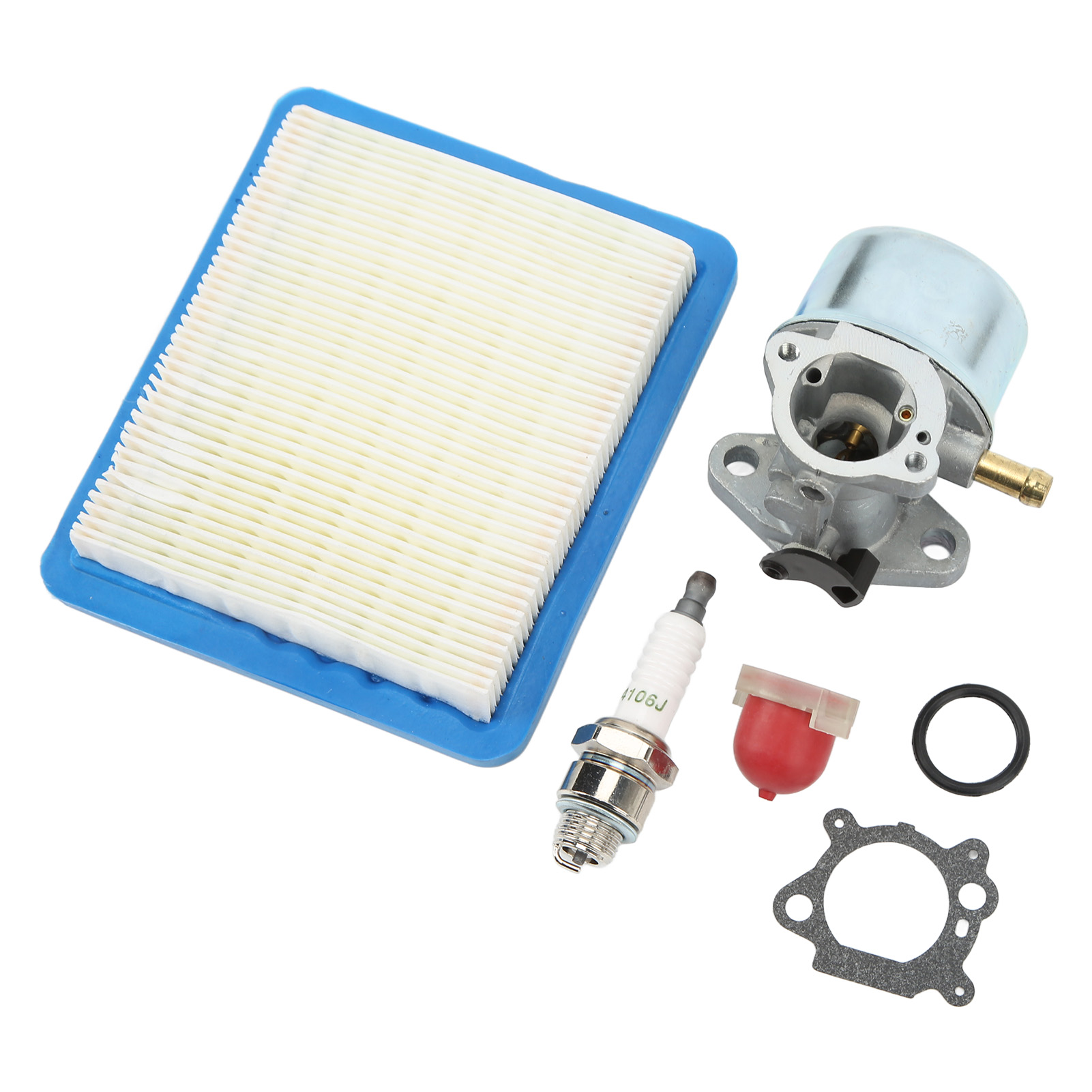 Vergaser Aus Aluminium Für Rasenmäher Mit Zündkerze, Dichtung Und Luftfilter Für Die Modelle 12g882, 12g887, 12h702, 12h707, 12h712, 12h802 Und 12h805