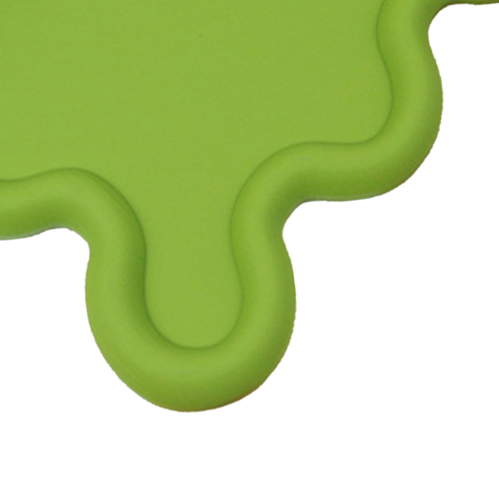 Tassenmatte Aus Pvc, Unregelmäßige Form, Hitzebeständig, Wasserdicht, Haushalts-schüsselmatte Für Die Küche, Grün