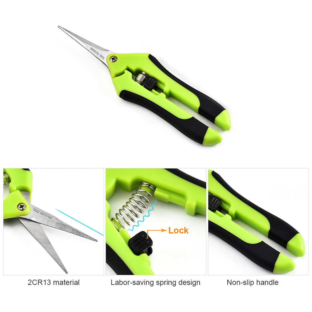 Gartenschere Spring Garden Scissors – Gartenschere Mit Rutschfestem Griff, Edelstahl, Schneidewerkzeug