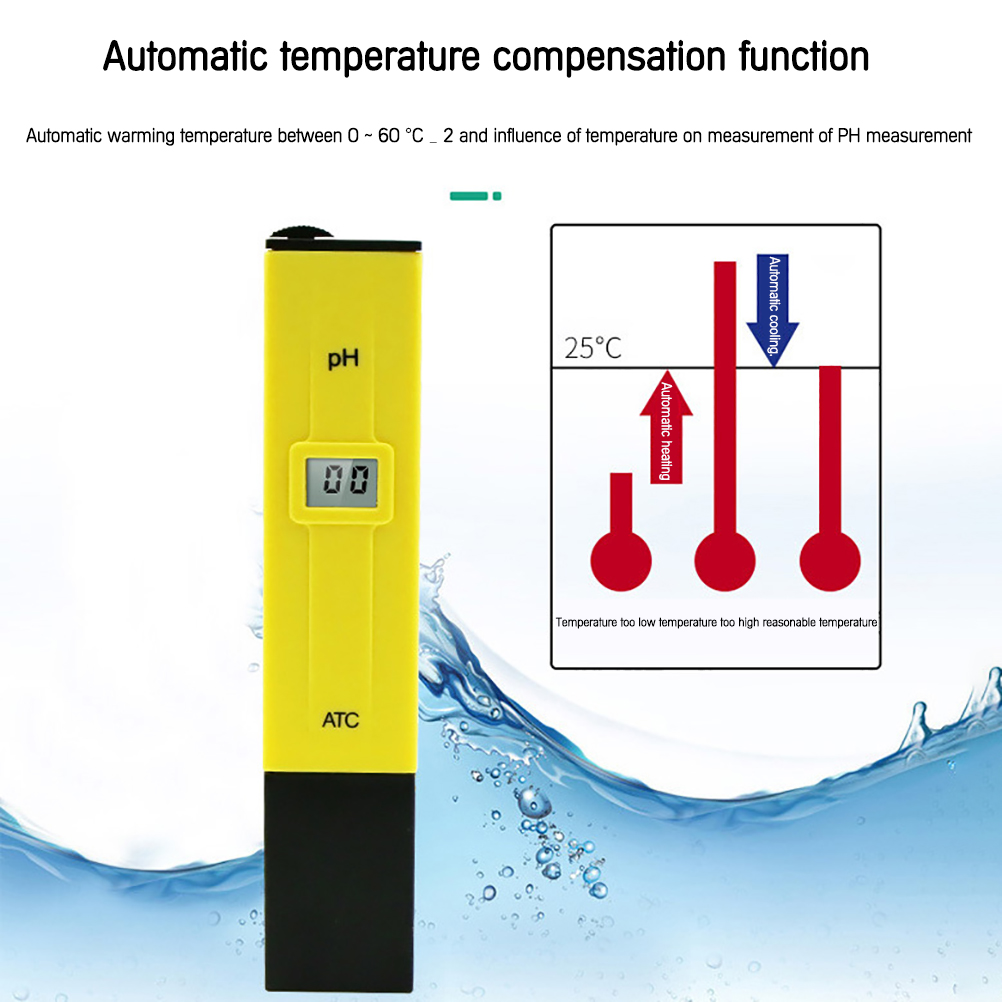 Digitales Ph-meter Mit Lcd-anzeige Für Präzise Wasserqualitätsmessung Im Aquarium