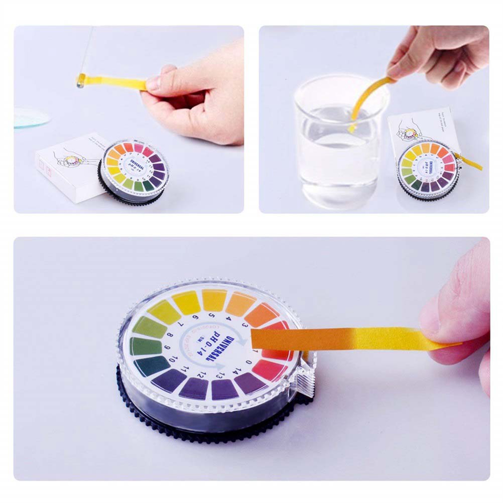 5 M/rolle Ph-testpapier, Ph-wert-teststreifen, Ph-messpapier Für Wasser Und Speichel