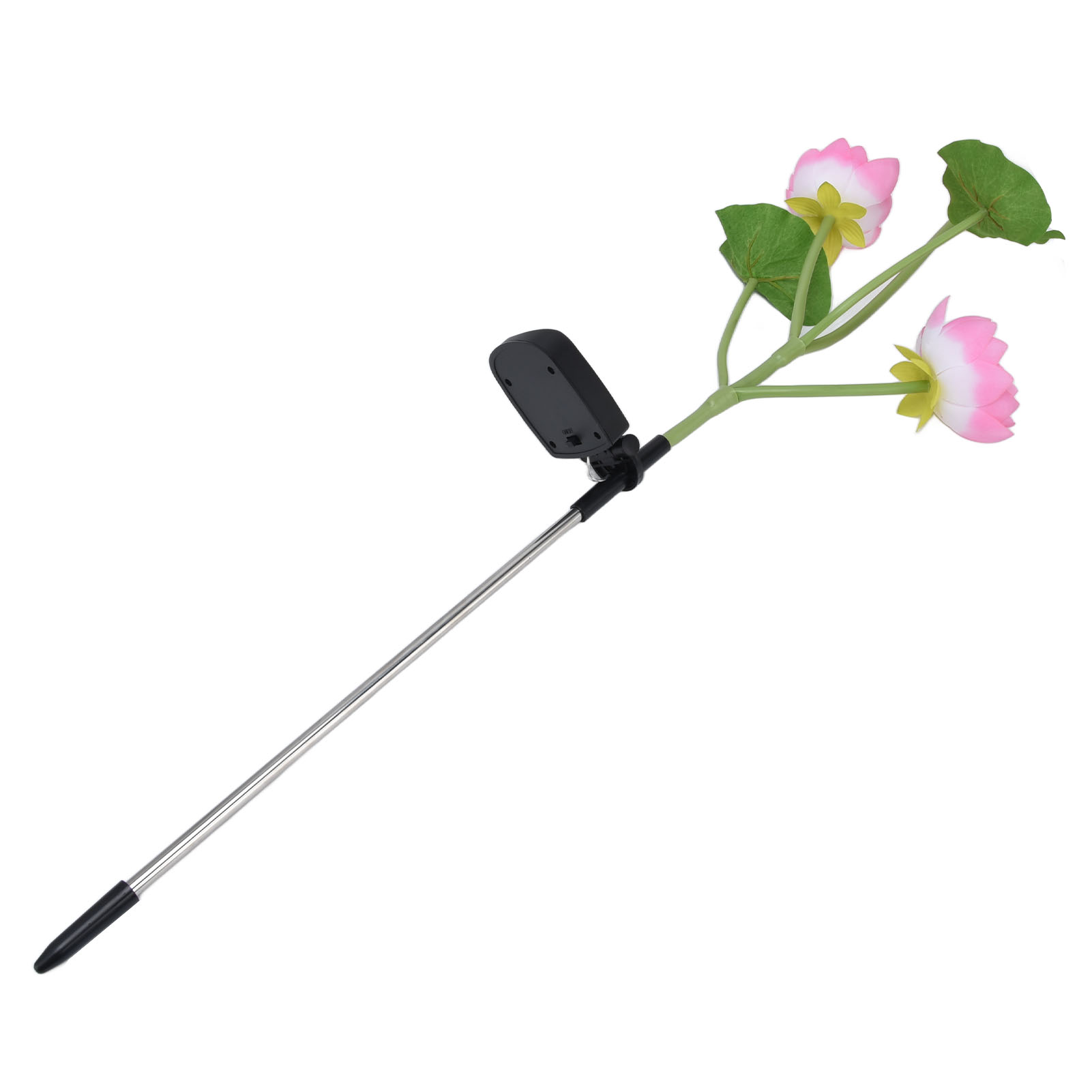 Solar-blumenleuchte Ip65 Wasserdichte Solar-led-leuchte Mit Erdungsstecker Für Garten, Terrasse, Hof Und Innenhof (rosa Blume, Bunte Led)