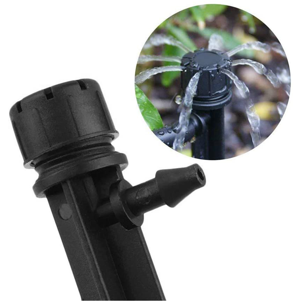 50 Stück Bewässerungstropfer, 13 Cm Verstellbare Tropfemitter, 360°-wasserdurchfluss-tropfbewässerungssystem