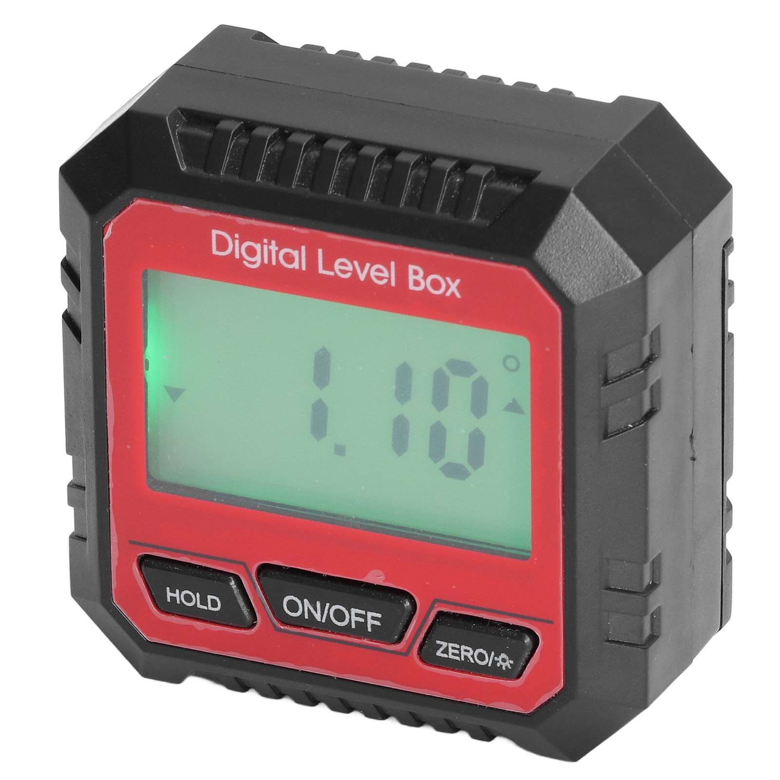 Digitaler Neigungsmesser, Magnetischer 4x90°-winkelmesser, Elektronischer Winkelmesser Für Holzbearbeitung, Rot