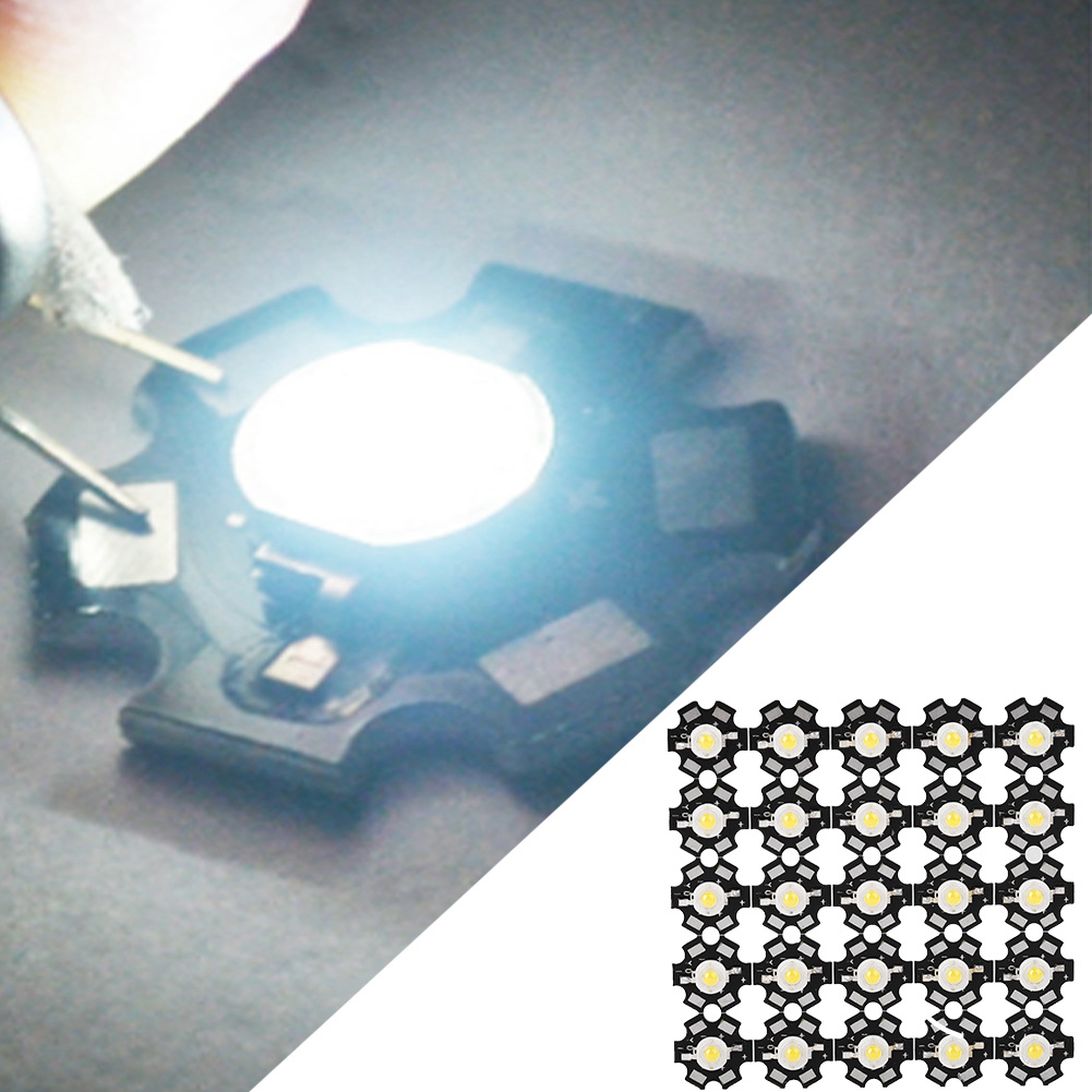 Packung Mit 25 Hochleistungs-led-strahlern, Weißes Licht (20000–25000 K), Integrierter Chip, Leistungsstarke Beleuchtung