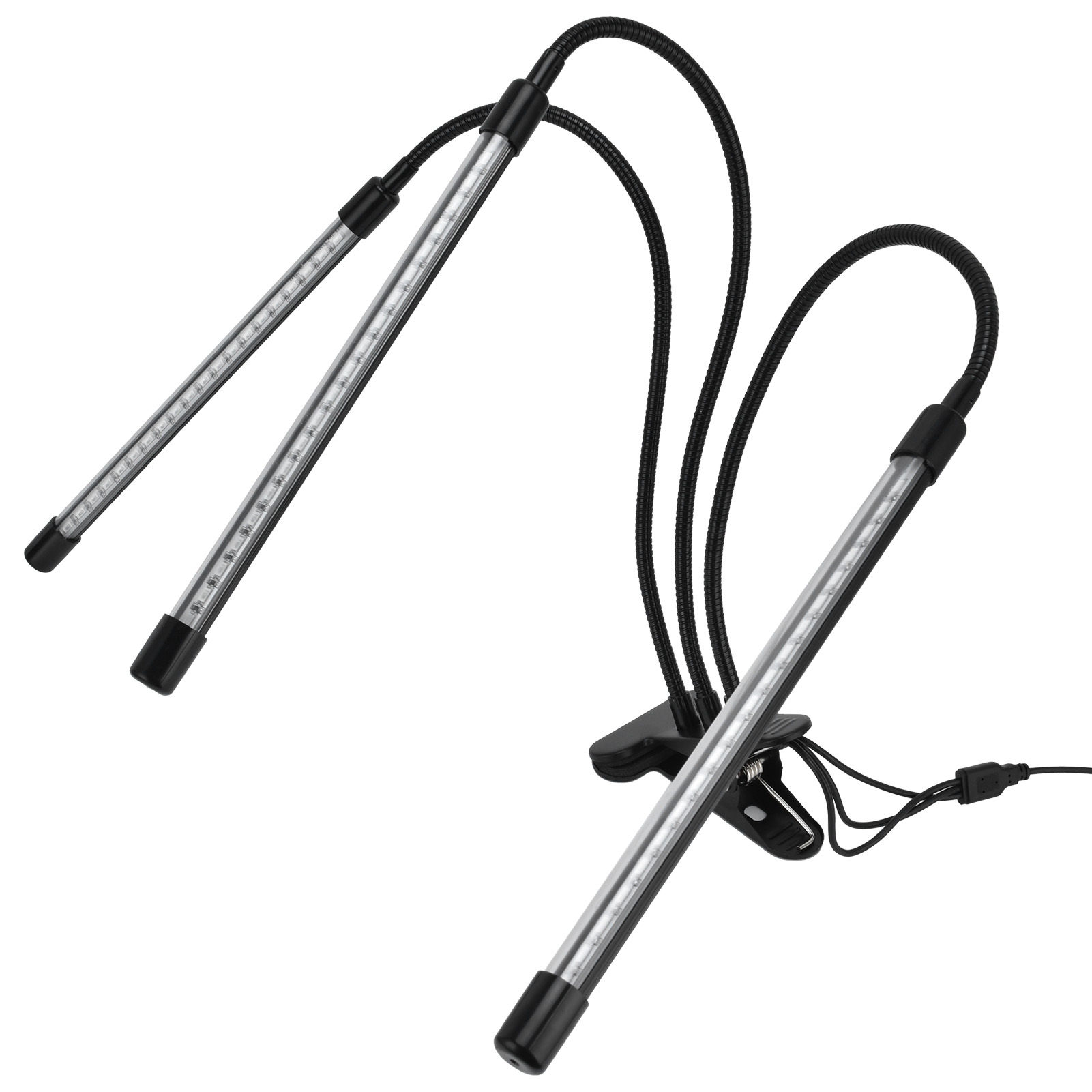 Pflanzenlampe Für Den Innenbereich, 5v Usb, Flexibler Und Verstellbarer Schwanenhals, Integrierter Timer, Gartenbeleuchtung