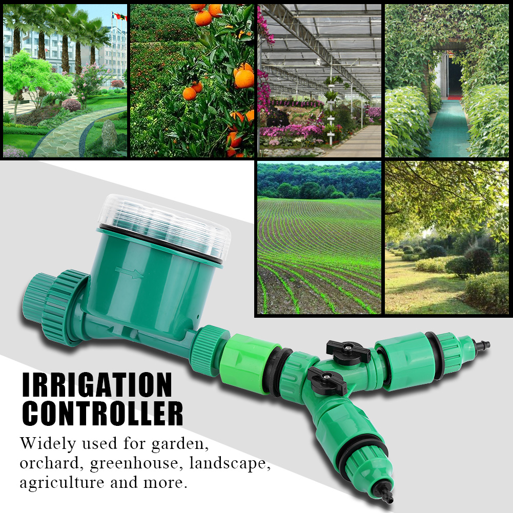 Set Mit 5 Automatischen Gartensprengern, Bewässerungsuhr Mit Y-verbinder, Wasserregler, Bewässerungsset