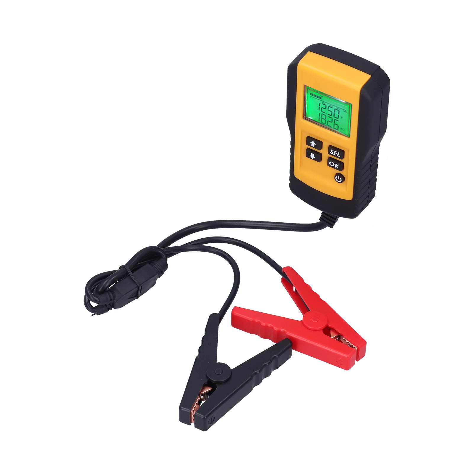 Ae300 Digitaler Batterietester, Lcd-kfz-systemanalysator, Zerstörungsfreie Anzeige Für 12v-batterien, Präzise Und Zuverlässige Diagnose.