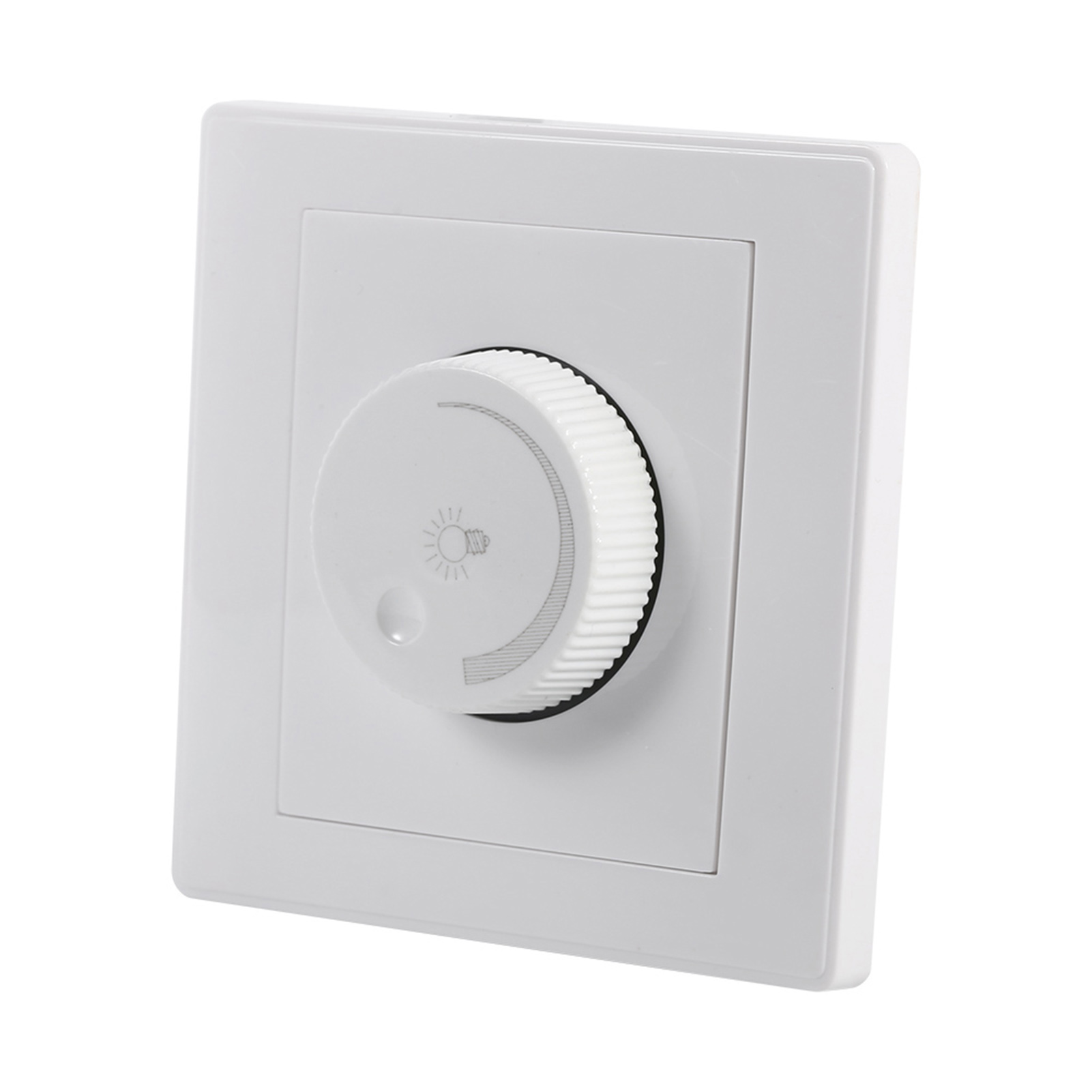 Drehbarer Wanddimmer Für Lampen, Komfortabler Helligkeitsregler, Tastenbedienfeld, 1 Stück, Für Zuhause, Neu