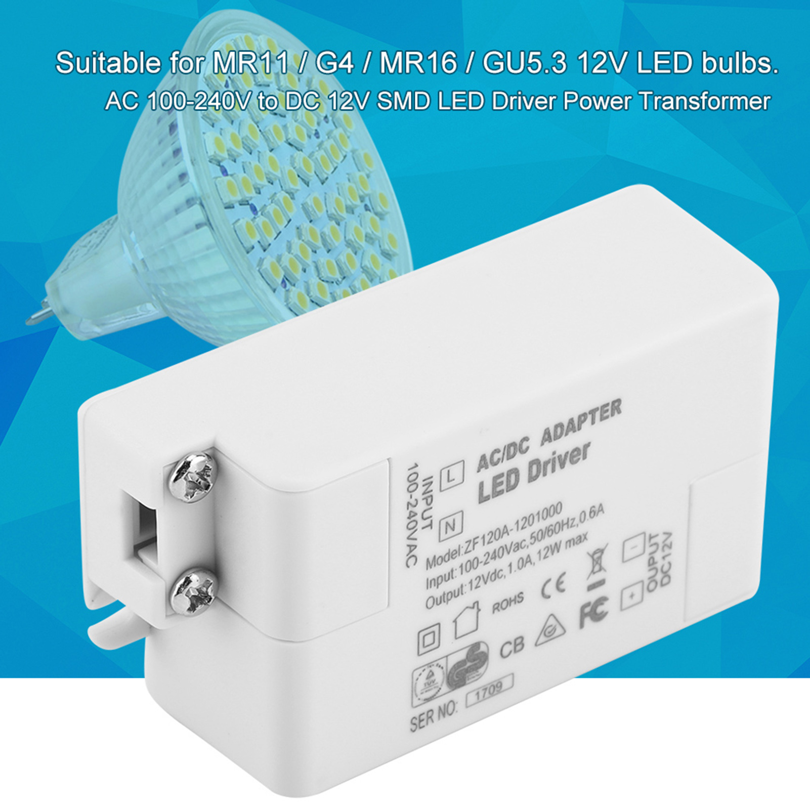 12v 12w Smd Led-transformator-netzteil, Wasserdichter Treiber Für Led-streifen, Ac 100-240v Auf Dc 12v Wandler, Kompaktes Gehäuse Für Lichtstreifen.