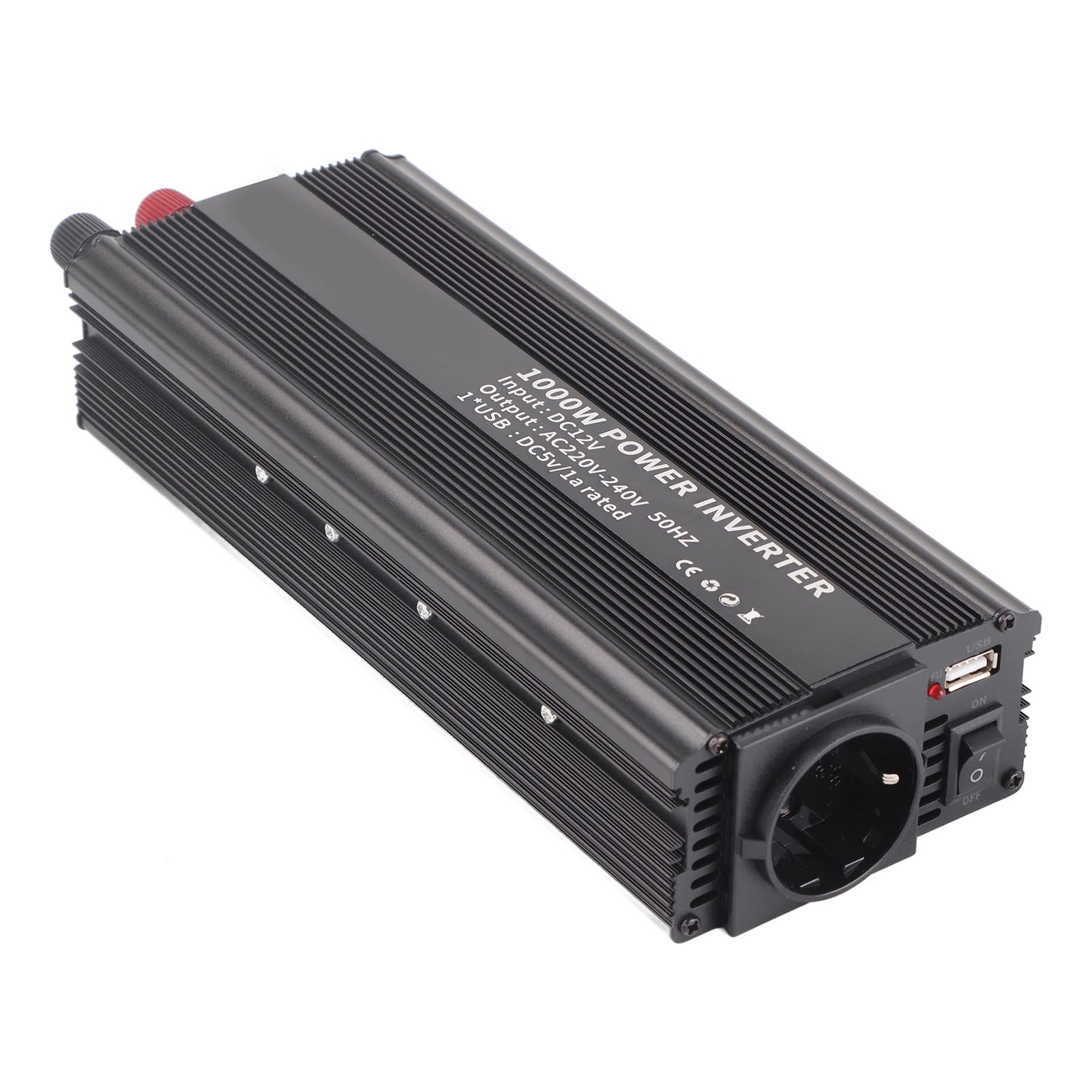 12v Auf 220v 1000w Sinus-wechselrichter Solarmodul-spannungswandler