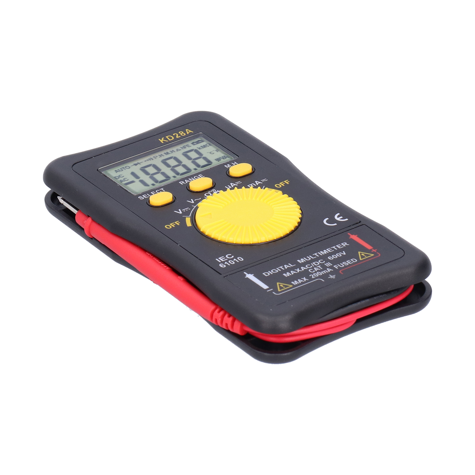 Multifunktionales Intelligentes Digitales Multimeter, Automatischer Störungs- Und Überlastungsschutz, Dc/ac-voltmeter Mit Lcd-bildschirm.