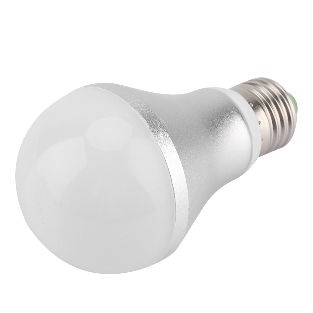 E27 5w Led-lampe Mit Bewegungsmelder, Automatischer Lichtsteuerung 6500k, Infrarotsensor, Ac85-265v, Intelligente Beleuchtung Für Flur, Garage, Außenbereich.