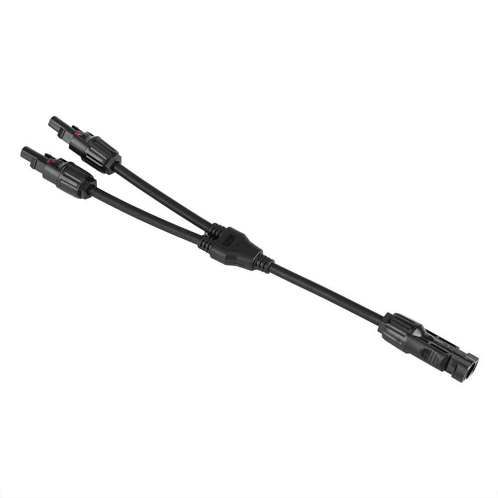 Paar Y-förmige Solarstecker (stecker Und Buchse), Verlängerungskabel Für Pv-module, Dual-eingangs-/ausgangsadapter, 1 Paar