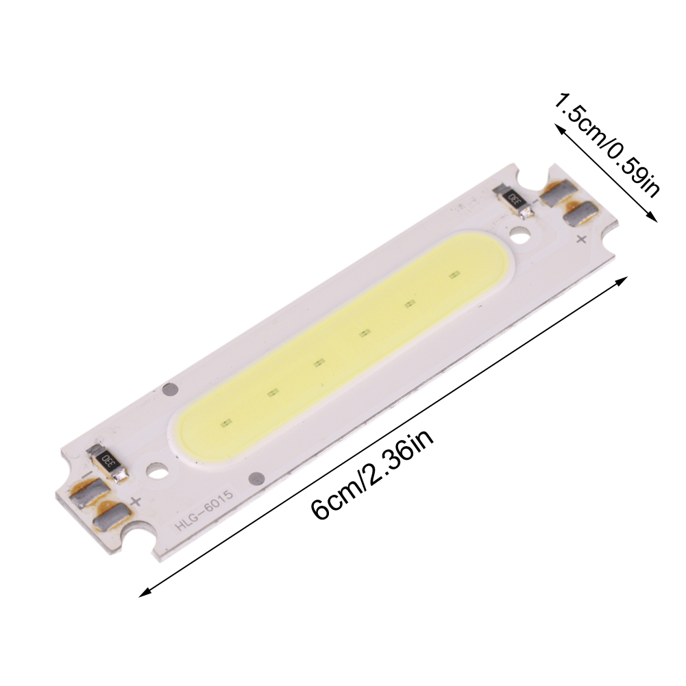10 Cob-led-lichtscheiben, 2 W, 12 V Dc, Weiß, Für Diy-lampen, Autobeleuchtung – 10er-pack