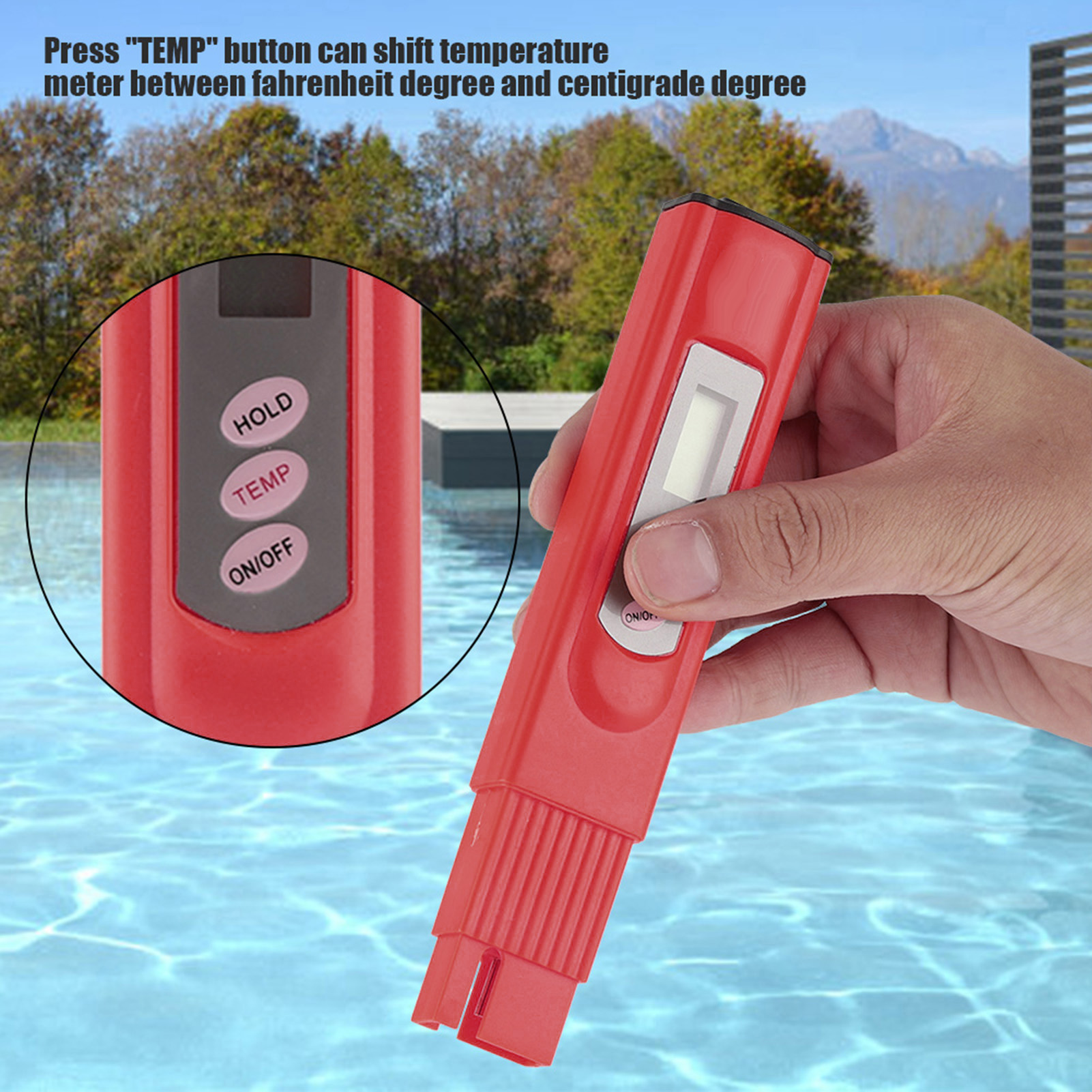 Lcd-digital-tds-tester, Tragbares Messgerät Zur Überwachung Der Wasserqualität In Schwimmbädern Und Aquarien