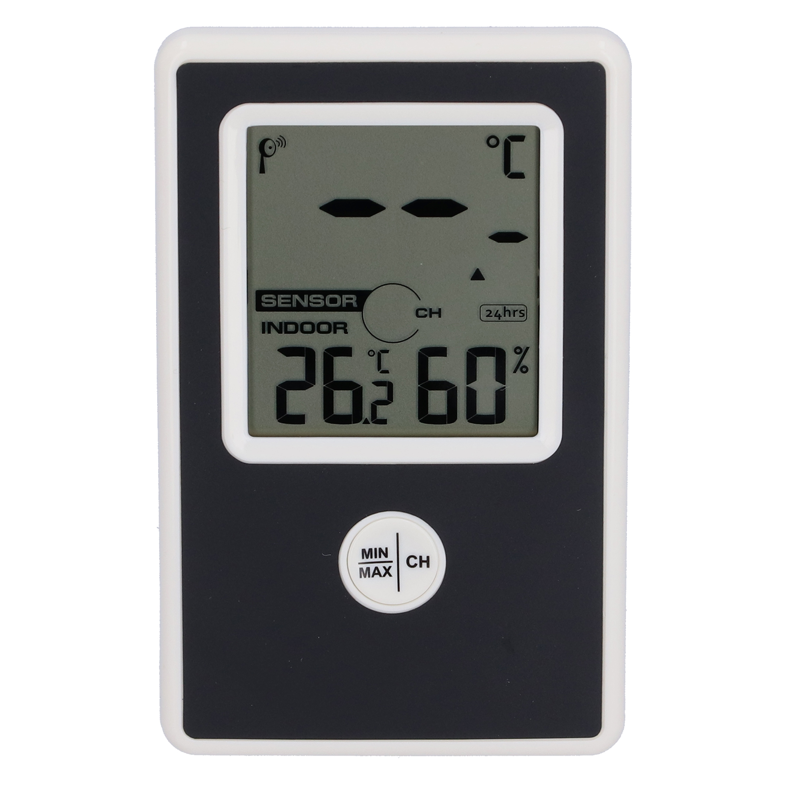 Elektronisches Digitales Thermometer-hygrometer Für Den Innen- Und Außenbereich, Anzeige Für Luftfeuchtigkeit Und Temperatur Im Haus