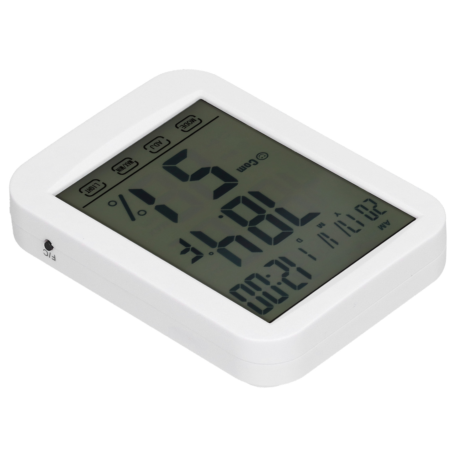 Digitales Thermometer-hygrometer Mit Lcd-touchscreen Zur Messung Von Temperatur Und Luftfeuchtigkeit Für Zuhause Und Büro