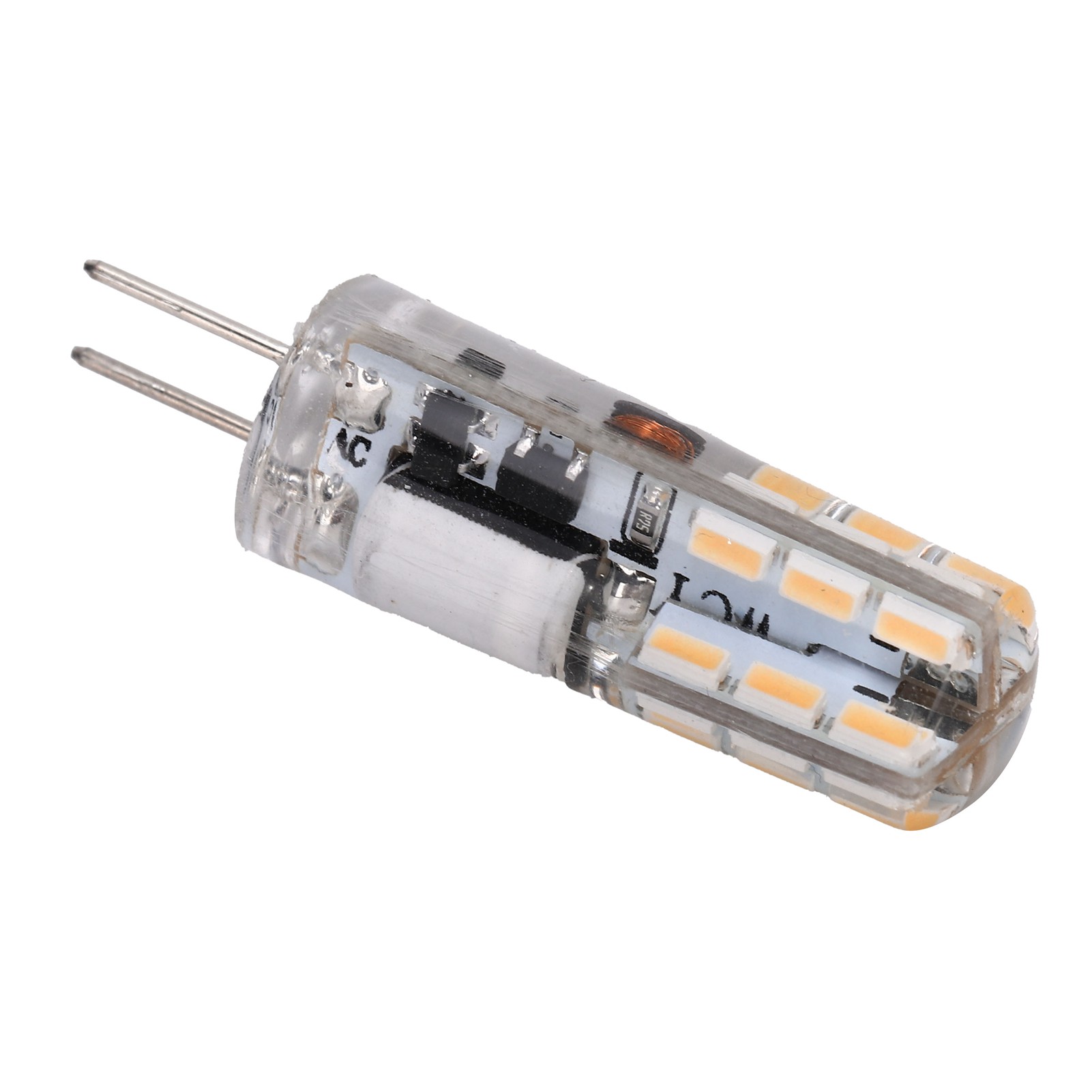 G4 24 Led-lampe, 2 W, 200 Lm, Warmweiß (2700–3100 K), Nicht Dimmbar, Stiftsockel, Für Kronleuchter, 12-v-netzteil (ac/dc), 1 Stück