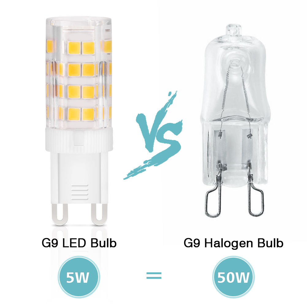 G9 5w Warmweiße, Flimmerfreie Keramik-led-lampe, 6er-pack, 220–240 V, Dauerlicht