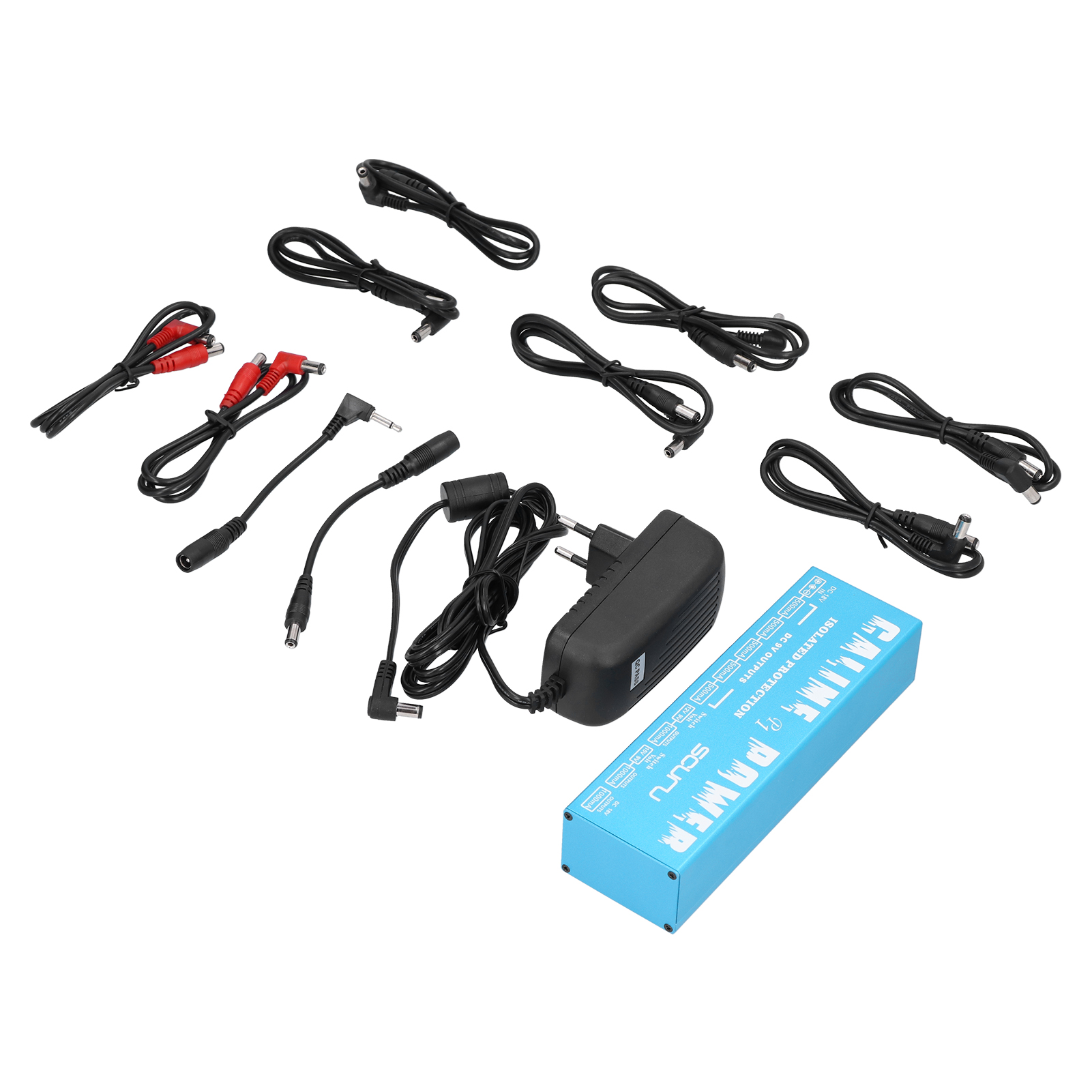 18v 2a 36w Gitarreneffektpedal, 8 Isolierte Ausgänge Mit 100-240v Eu-led-netzteil