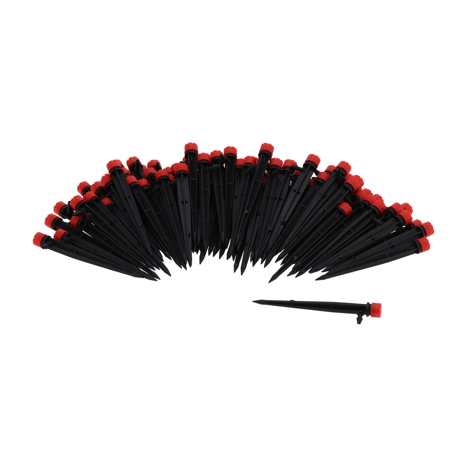 Packung Mit 200 Verstellbaren 360°-8-loch-tropfern, Tropfbewässerungssystem Für 4/7-mm-schläuche, Einstellbarer Wasserdurchfluss, Gartenbewässerung