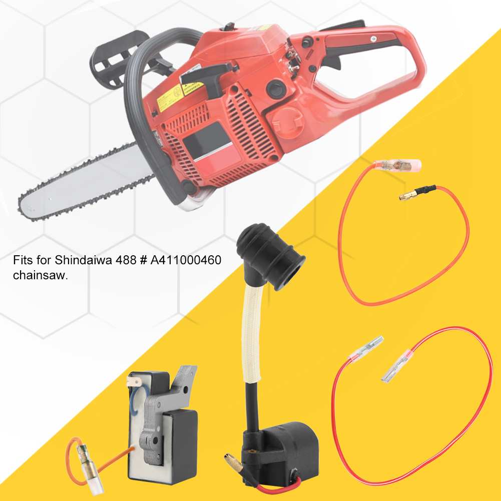Zündspulenmodul Für Shindaiwa 488 Kettensäge A411000460, Kompatibles Ersatzteil, Hochleistungs-elektronikzündung, Einfacher Austausch.