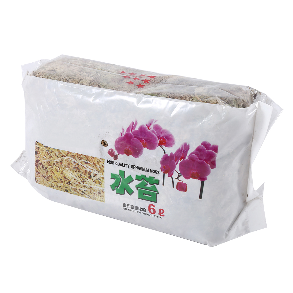 Garten-sphagnummoos 6l Bio-nährstoff-feuchtigkeitsspendende Blumenerde Für Phalaenopsis-orchideen