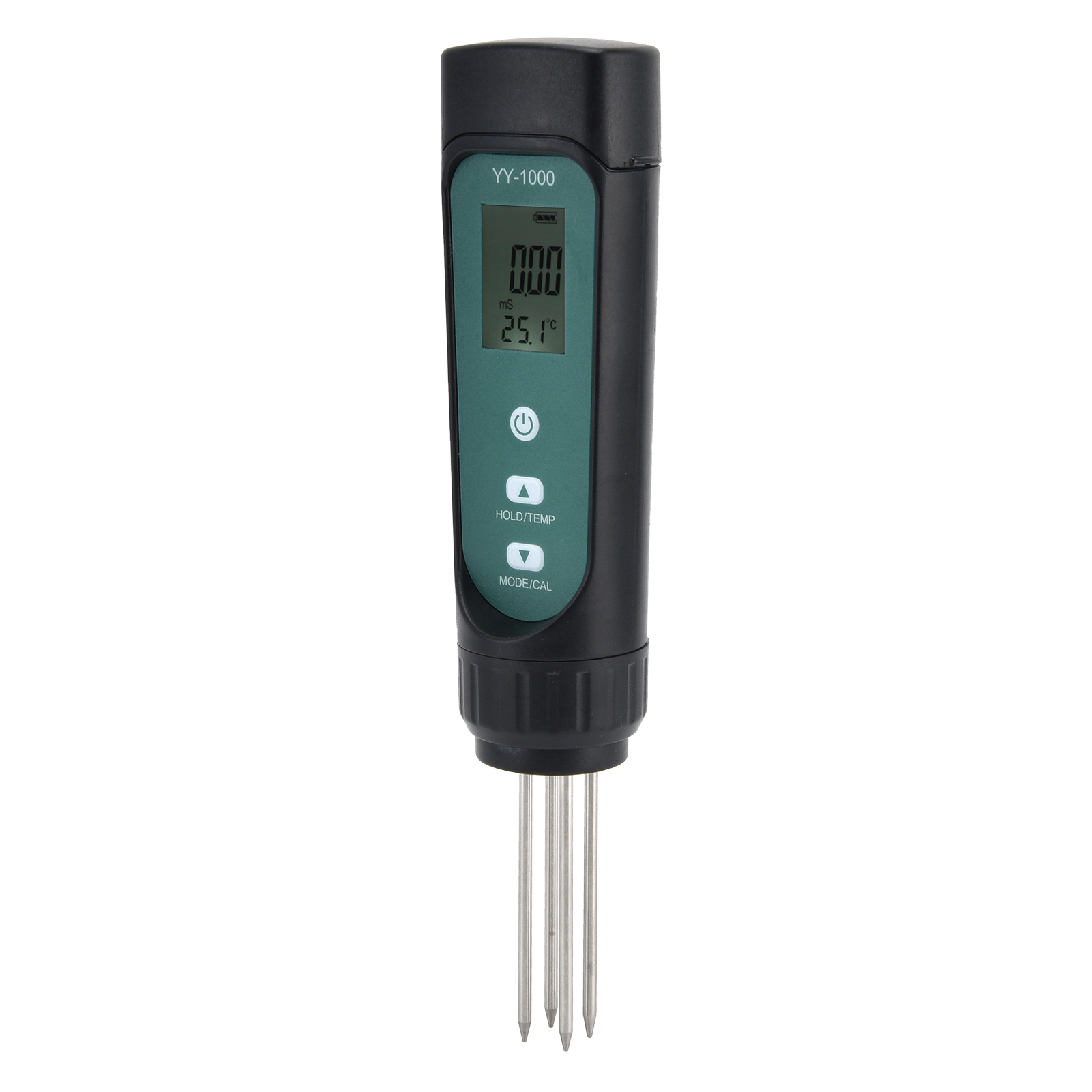 Integriertes 4-pin-ec+-temperatur- Und Feuchtigkeitsmessgerät Für Den Garten, Ohne Hintergrundbeleuchtung Yy1000n