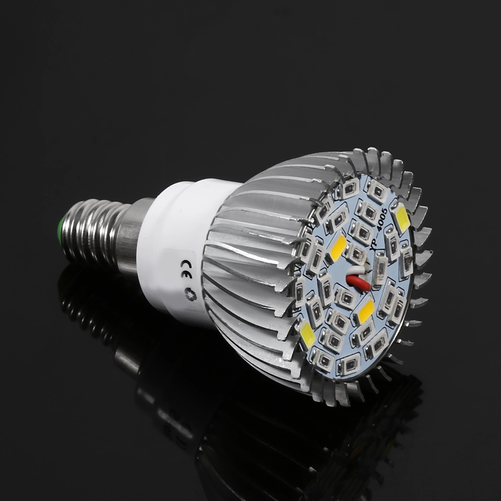 28-w-vollspektrum-led-pflanzenlampe, Leuchtmittel Für Blühende Pflanzen, E14, 85–265 V, Gartenbaubeleuchtung, Pflanzenwachstum, Pflanzenlicht
