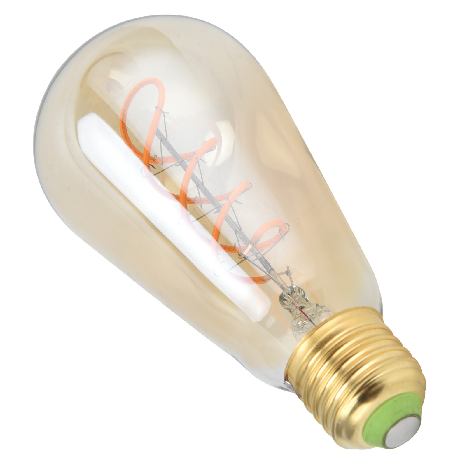 4-w-e27-led-lampe, Dimmbar, Klares Glas Mit Hoher Lichtdurchlässigkeit, Standardfassung, Warmweißes Licht, 110 V, Energiesparlampe