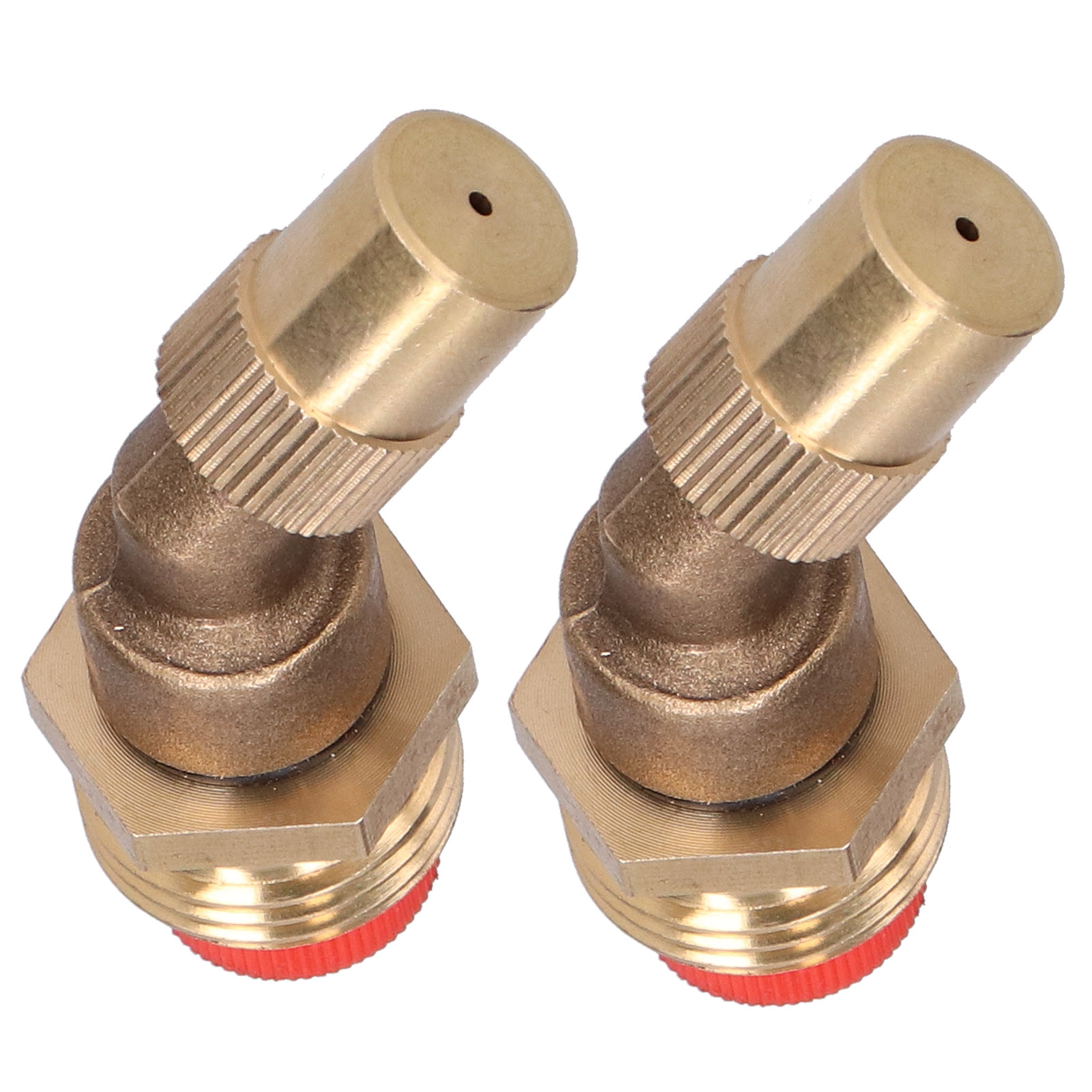Verstellbare Messing-bewässerungsdüse, 2 Stück, Zerstäuber Mit Filter, G1/2 Außengewinde, Gartenbewässerungsdüse.