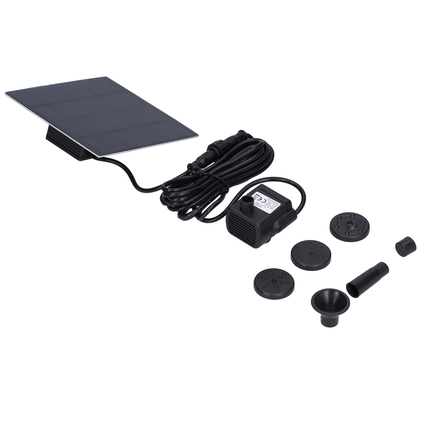 Bürstenlose Solarpumpe Mit 180 L/h Für Schwimmbrunnen, Wasserfälle, Gartenteiche Und Teichdekorationen Im Freien