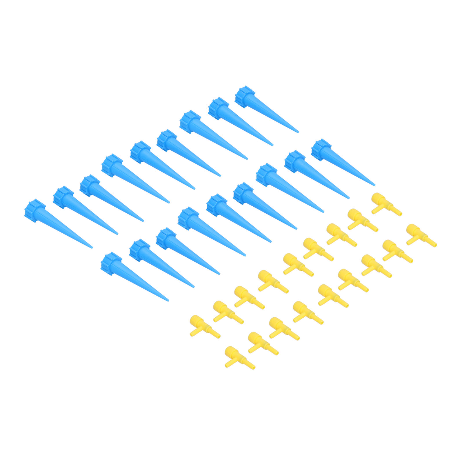 18 Automatische Sprinkler Mit Regulierventil Für Pflanzen, Automatische Bewässerungskegel, Kontinuierliches Bewässerungssystem, Blau