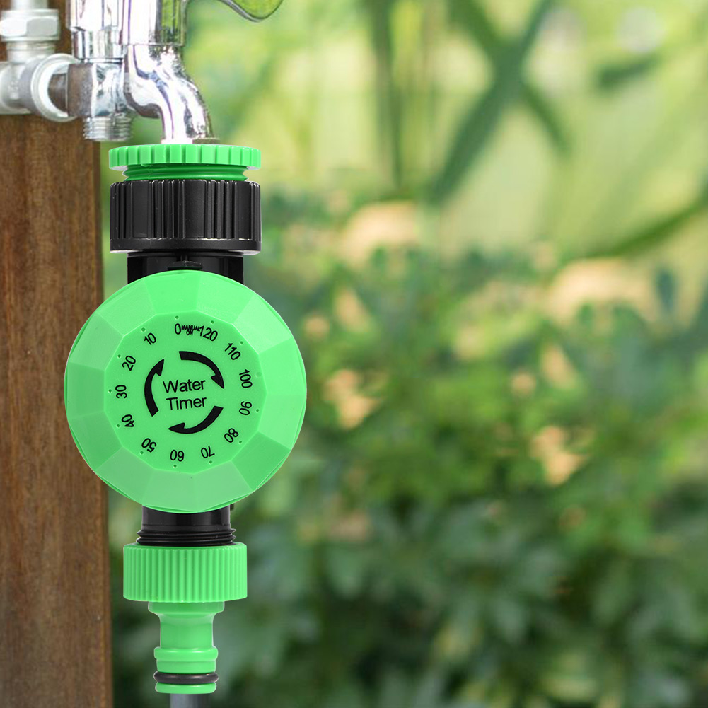 Bewässerungsuhr Für Den Außenbereich, Automatische Bewässerungssteuerung 2-120 Min., Automatische Abschaltung, Anschlussmöglichkeit Für Wasserhahn, Wassersparfunktion