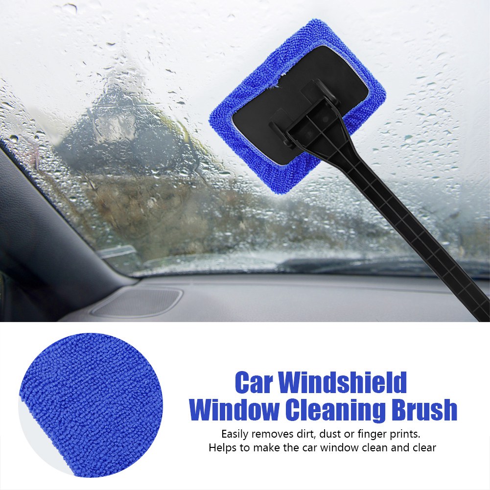 Autoscheiben-reinigungsbürste, Staubschaber Für Autoscheiben, Praktisches Blaues Werkzeug, Einfaches Entfetten, 1 Stück