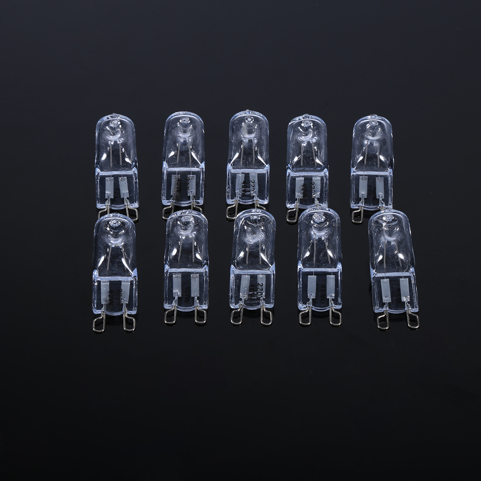 10 G9 40w Jcd Halogenlampen, Klarglas, Helle 220v-lampen, Sparsam Und Langlebig, 10er-packung