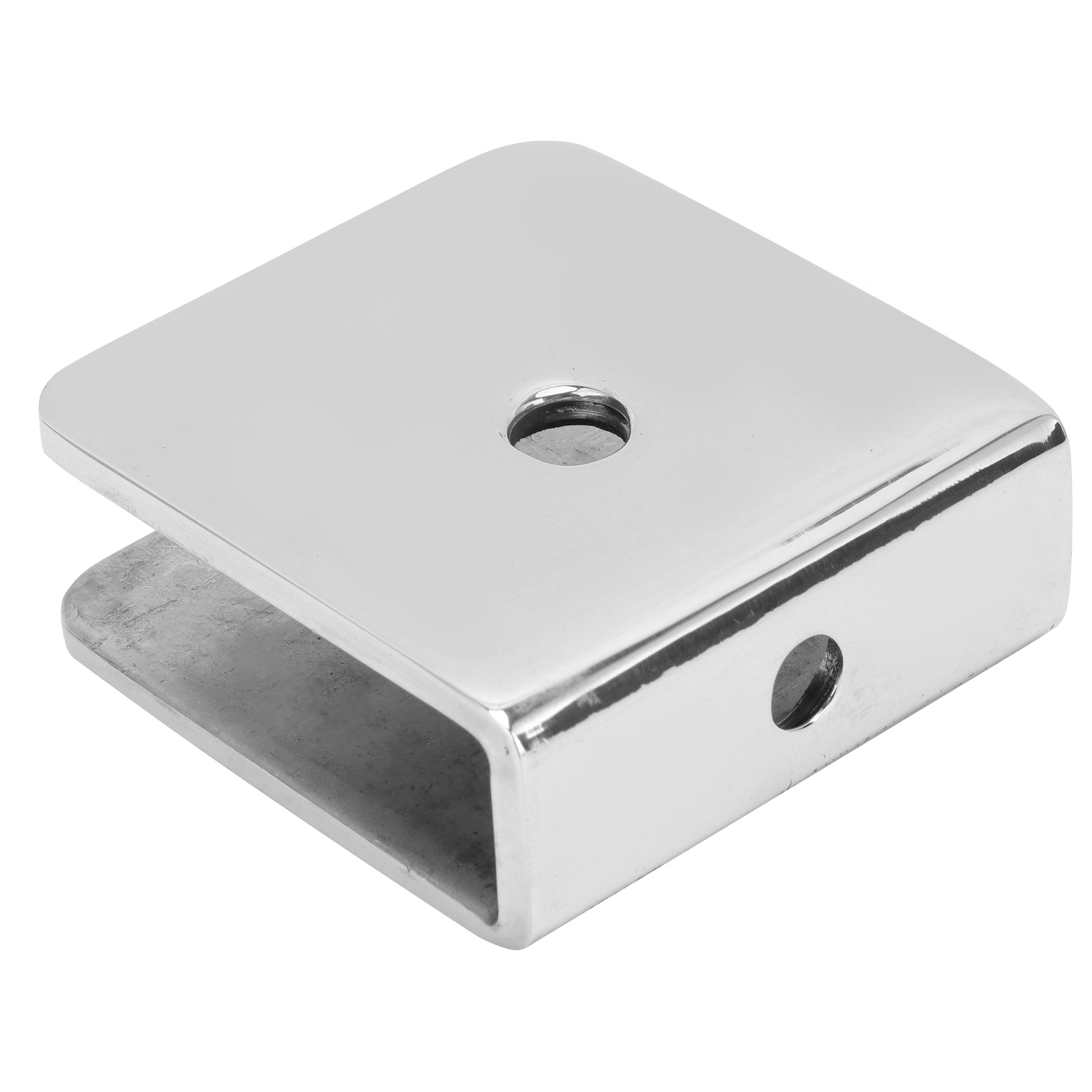 45 X 48 Mm Quadratische Duschtürklemme, Glasklemmhalterung, Flansch Für 8–12 Mm Glas, Badezimmerwandklemme