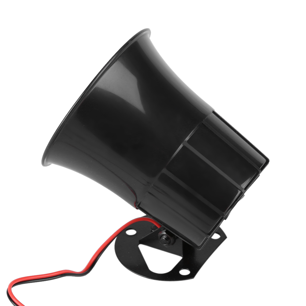 12v 15w Kabelgebundene Alarmsirene Mit Halterung, Leistungsstarkes Und Lautes Horn Für Heimüberwachungssysteme