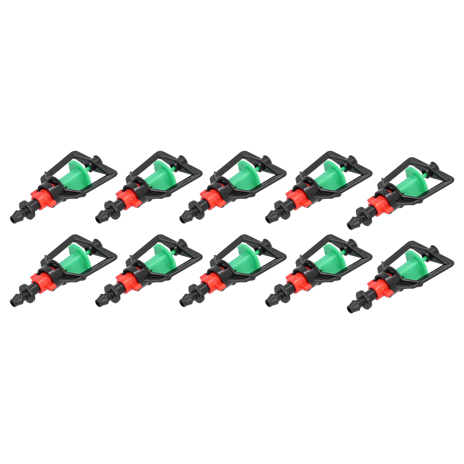 Set Mit 10 Rotierenden Mikrosprinklerdüsen Vom Typ G, Refraktionssprinkler Für Gewächshäuser, Feinsprühen, Tropfbewässerung, Gärten Und Hydrokultur.