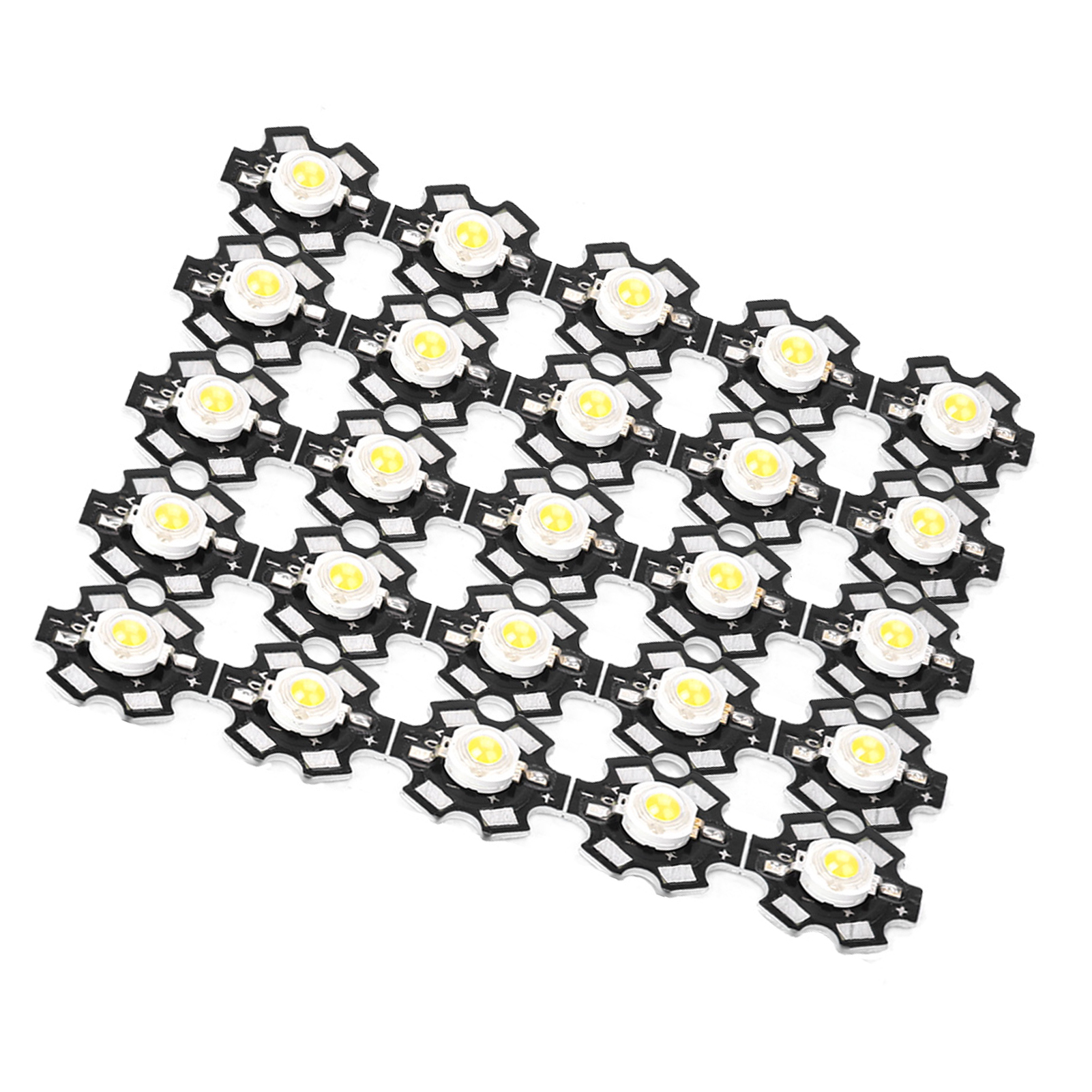 Packung Mit 25 Hochleistungsfähigen Cob-leds Mit Integriertem Chip, Weiße Spotlampe 30000-35000k, Leistungsstarke Beleuchtung.