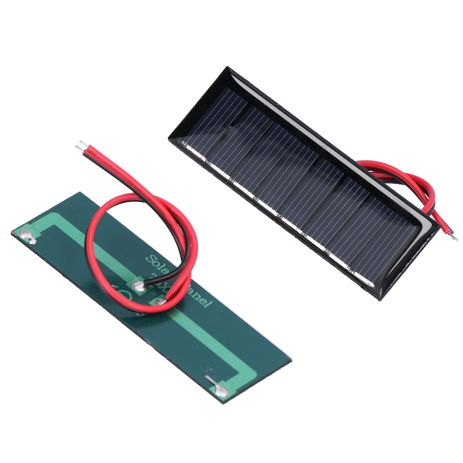 X 0,2 W 4 V Solarzellen Mit Anschlusskabel, Polysiliziumplatte Für Wissenschaftliche Projekte, 75 X 25 Mm