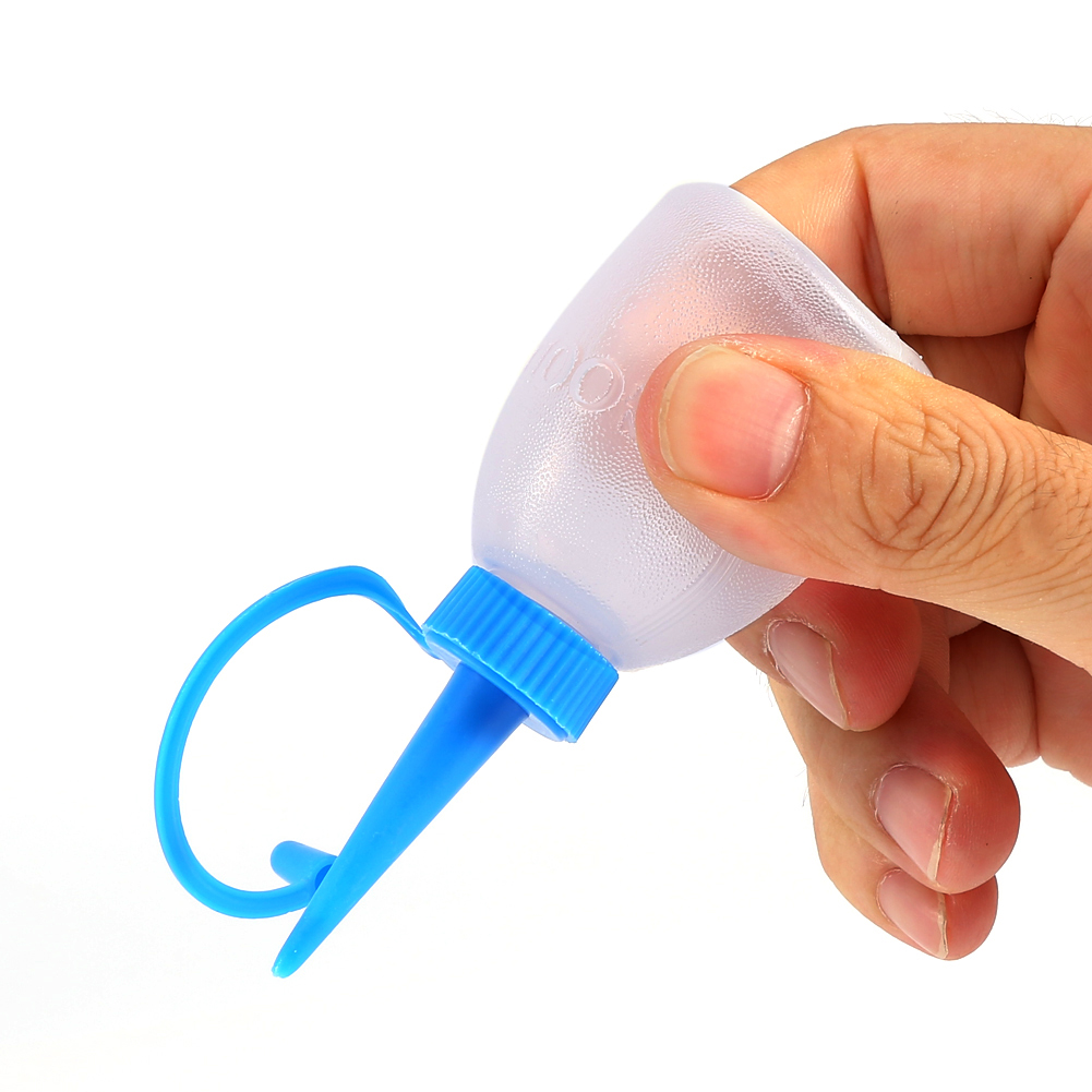 Leere 30-ml-flasche Mit Ausgießer, 6er-packung, Jet-dispenser Für Industriekleber, Öl Oder Gel, Präzise Kunststoffspitze, Einfache Dosierung.