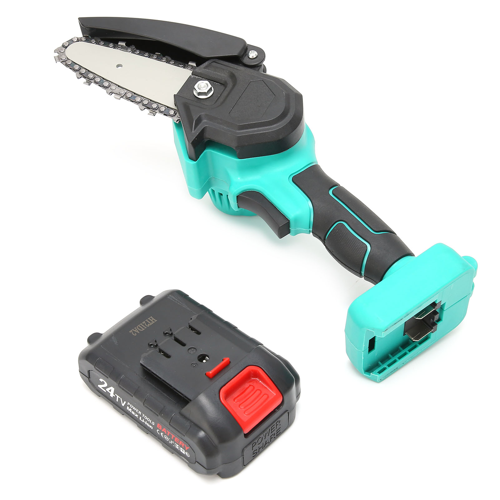 Mini-elektro-kettensäge, Wiederaufladbar, Gartengerät, Kompakter Astschneider Für Den Haushalt, 100–240 V Eu