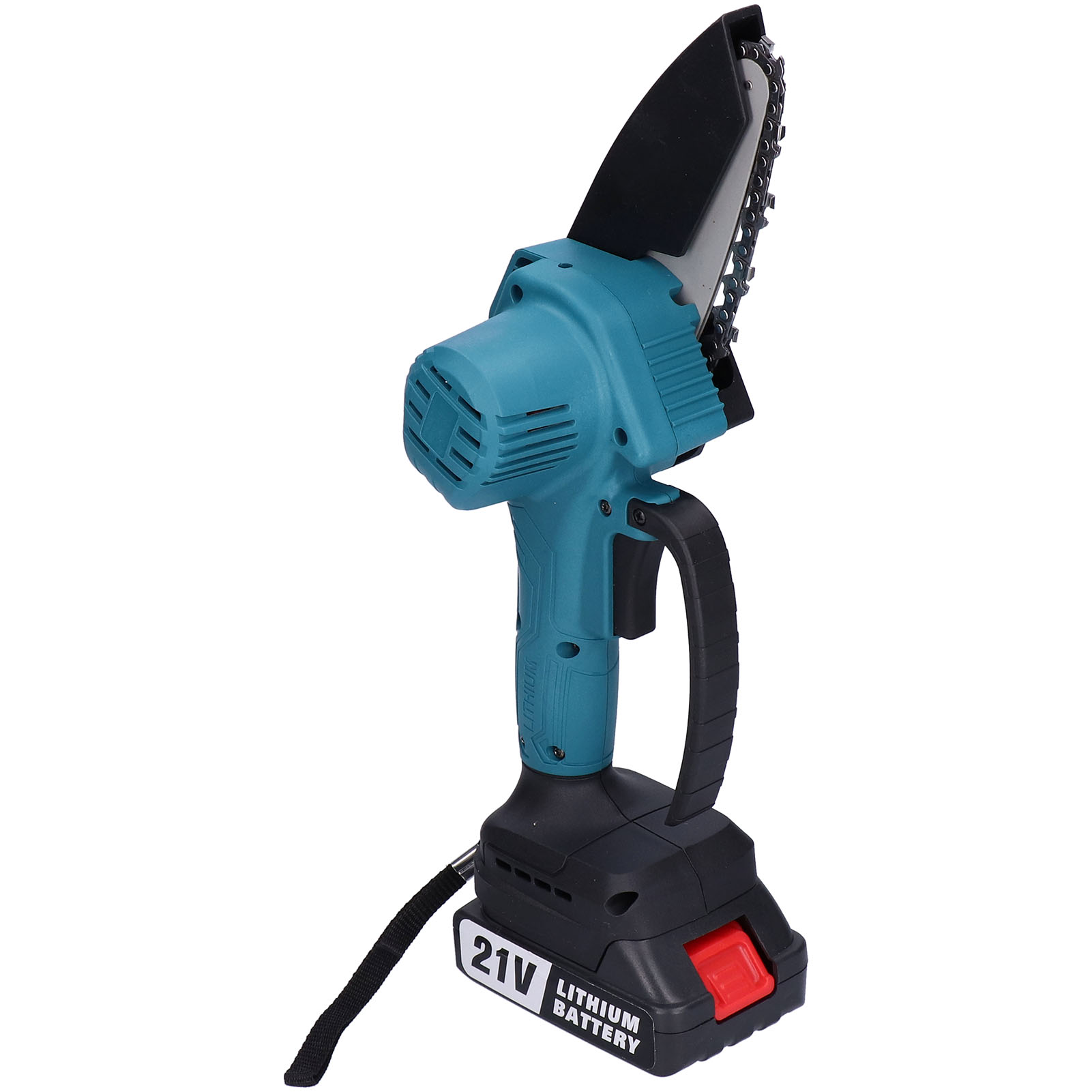 Mt 4 Zoll Akkubetriebene Elektrische Kettensäge, Bürstenlose Kettensäge Zum Holzschneiden, Für Gartenarbeiten, Bürstenloser Motor, Eu-schnittstelle 100-240v, Kompaktes Gartengerät.